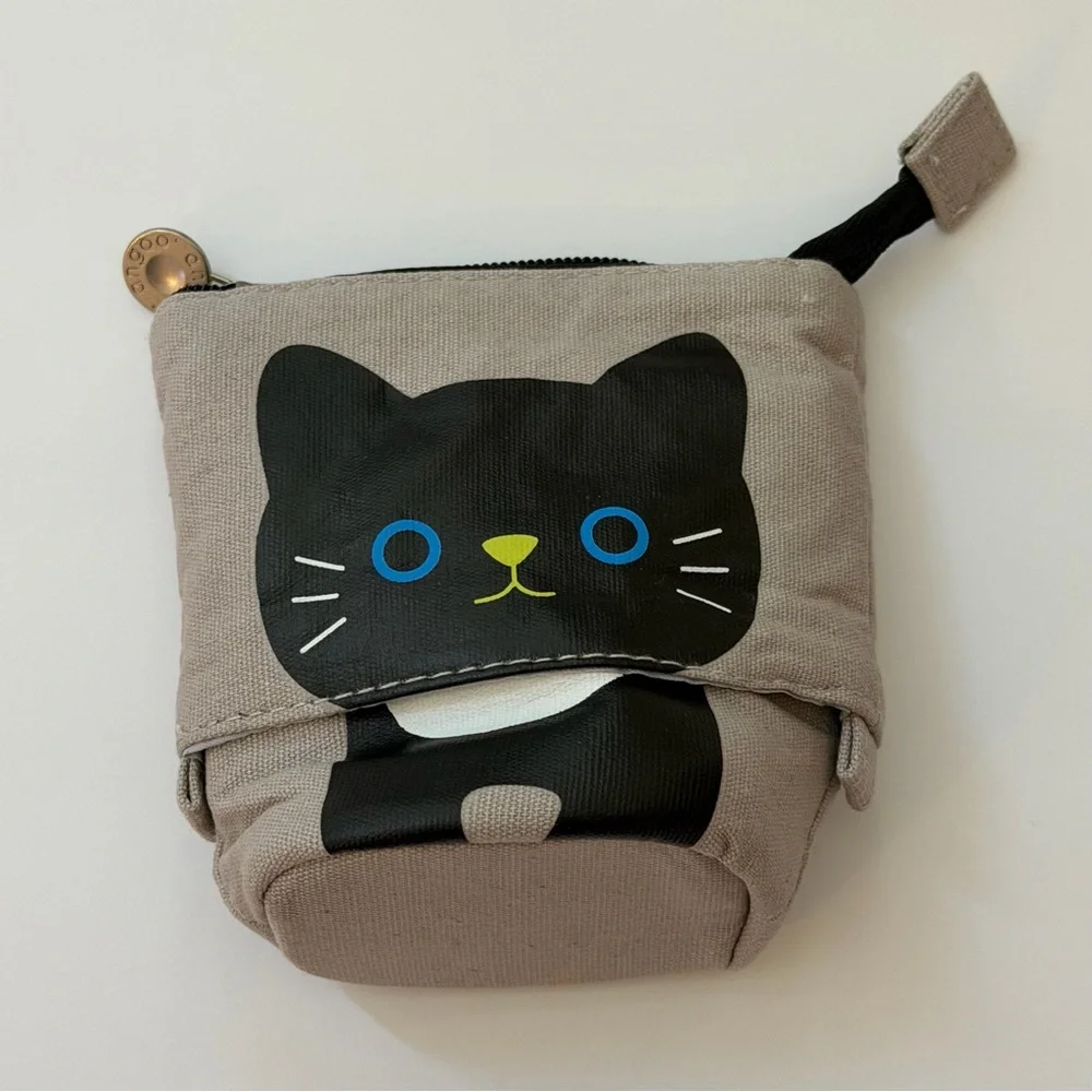 Canvas Telescopic Retractable Pencil Pouch, Upright Pen Holder